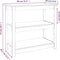 vidaXL - Wandtafel - 80x40x74 - cm - massief - grenenhout - honingbruin