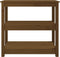 vidaXL - Wandtafel - 80x40x74 - cm - massief - grenenhout - honingbruin