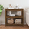 vidaXL - Wandtafel - 80x40x74 - cm - massief - grenenhout - honingbruin