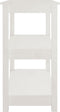 vidaXL - Wandtafel - 80x40x74 - cm - massief - grenenhout - wit