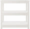vidaXL - Wandtafel - 80x40x74 - cm - massief - grenenhout - wit