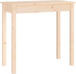vidaXL - Wandtafel - 80x40x75 - cm - massief - grenenhout