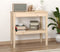 vidaXL - Wandtafel - 80x40x75 - cm - massief - grenenhout