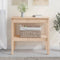vidaXL - Wandtafel - 80x40x75 - cm - massief - grenenhout