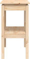 vidaXL - Wandtafel - 80x40x75 - cm - massief - grenenhout