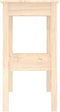 vidaXL - Wandtafel - 80x40x75 - cm - massief - grenenhout