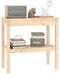 vidaXL - Wandtafel - 80x40x75 - cm - massief - grenenhout