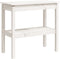 vidaXL - Wandtafel - 80x40x75 - cm - massief - grenenhout - wit