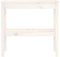 vidaXL - Wandtafel - 80x40x75 - cm - massief - grenenhout - wit