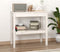 vidaXL - Wandtafel - 80x40x75 - cm - massief - grenenhout - wit