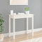 vidaXL - Wandtafel - 80x40x75 - cm - massief - grenenhout - wit