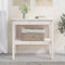 vidaXL - Wandtafel - 80x40x75 - cm - massief - grenenhout - wit