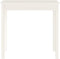 vidaXL - Wandtafel - 80x40x75 - cm - massief - grenenhout - wit