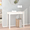 vidaXL - Wandtafel - 80x40x75 - cm - massief - grenenhout - wit