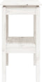 vidaXL - Wandtafel - 80x40x75 - cm - massief - grenenhout - wit