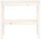 vidaXL - Wandtafel - 80x40x75 - cm - massief - grenenhout - wit
