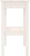 vidaXL - Wandtafel - 80x40x75 - cm - massief - grenenhout - wit