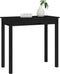 vidaXL - Wandtafel - 80x40x75 - cm - massief - grenenhout - zwart