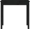 vidaXL - Wandtafel - 80x40x75 - cm - massief - grenenhout - zwart