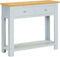 vidaXL - Wandtafel - 83x30x73 - cm - massief - eikenhout