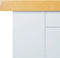 vidaXL - Wandtafel - 83x30x73 - cm - massief - eikenhout