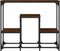 vidaXL - Wandtafel - 89,5x28x76 - cm - bewerkt - hout - bruin - eikenkleur
