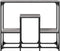 vidaXL - Wandtafel - 89,5x28x76 - cm - bewerkt - hout - grijs - sonoma - eikenkleurig