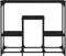 vidaXL - Wandtafel - 89,5x28x76 - cm - bewerkt - hout - zwart