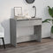 vidaXL - Wandtafel - 89x41x76,5 - cm - bewerkt - hout - betongrijs