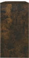 vidaXL - Wandtafel - 89x41x76,5 - cm - bewerkt - hout - gerookt - eikenkleurig