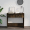 vidaXL - Wandtafel - 89x41x76,5 - cm - bewerkt - hout - gerookt - eikenkleurig