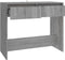 vidaXL - Wandtafel - 89x41x76,5 - cm - bewerkt - hout - grijs - sonoma - eikenkleurig