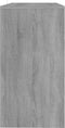 vidaXL - Wandtafel - 89x41x76,5 - cm - bewerkt - hout - grijs - sonoma - eikenkleurig