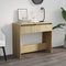 vidaXL - Wandtafel - 89x41x76,5 - cm - bewerkt - hout - sonoma - eikenkleurig