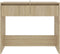 vidaXL - Wandtafel - 89x41x76,5 - cm - bewerkt - hout - sonoma - eikenkleurig