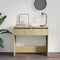 vidaXL - Wandtafel - 89x41x76,5 - cm - bewerkt - hout - sonoma - eikenkleurig