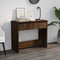 vidaXL - Wandtafel - 89x41x76,5 - cm - staal - bruin - eikenkleur