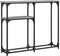 vidaXL - Wandtafel - 90x22,5x75 - cm - bewerkt - hout - grijs - sonoma - eikenkleurig