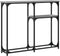 vidaXL - Wandtafel - 90x22,5x75 - cm - bewerkt - hout - grijs - sonoma - eikenkleurig