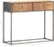 vidaXL - Wandtafel - 90x30x75 - cm - massief - gerecycled - hout