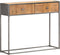 vidaXL - Wandtafel - 90x30x75 - cm - massief - gerecycled - hout