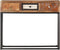 vidaXL - Wandtafel - 90x30x75 - cm - massief - gerecycled - hout - goudkleurig
