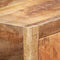 vidaXL - Wandtafel - 90x30x75 - cm - massief - gerecycled - hout - goudkleurig
