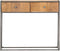vidaXL - Wandtafel - 90x30x75 - cm - massief - gerecycled - hout