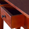 vidaXL - Wandtafel - 90x30x75 - cm - massief - mahoniehout - klassiek - bruin