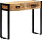 vidaXL - Wandtafel - 90x30x75 - cm - massief - mangohout