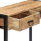 vidaXL - Wandtafel - 90x30x75 - cm - massief - mangohout