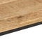 vidaXL - Wandtafel - 90x30x75 - cm - massief - ruw - mangohout - en - ijzer