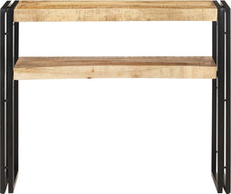 vidaXL - Wandtafel - 90x30x75 - cm - ruw - mangohout