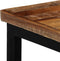 vidaXL - Wandtafel - 90x30x76 - cm - massief - gerecycled - teakhout